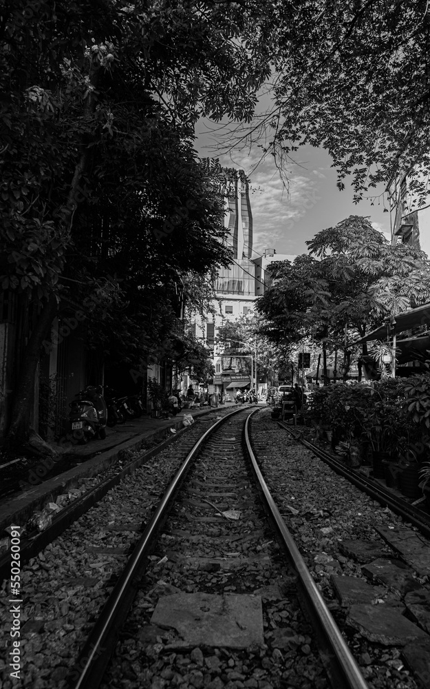 old tracks Hanoi 