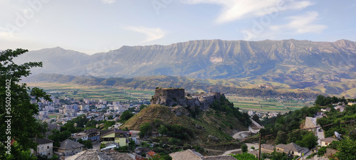 Canvas Print Gjirokaster Castle, Albania