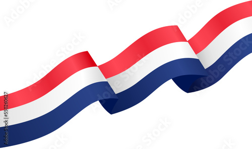 Free Download Netherlands flag flying on white background - GFXLoad