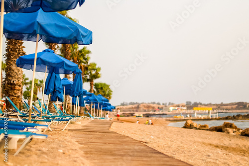 Beautiful Mediterranean Beach Sea View