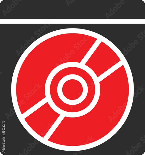 CD disk Vector Icon
