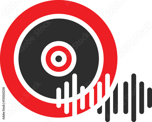 Music player Vector Icon
