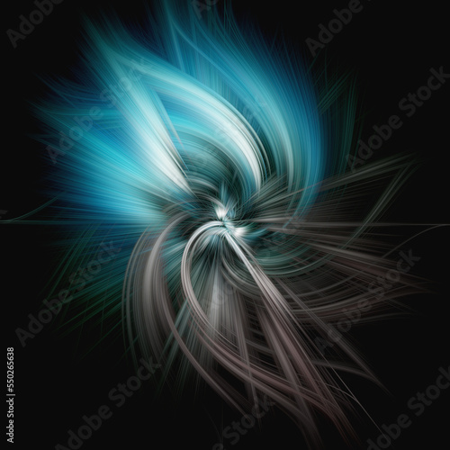 abstrakte feinliniges Blumendesign