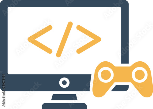 Game development Vector Icon
