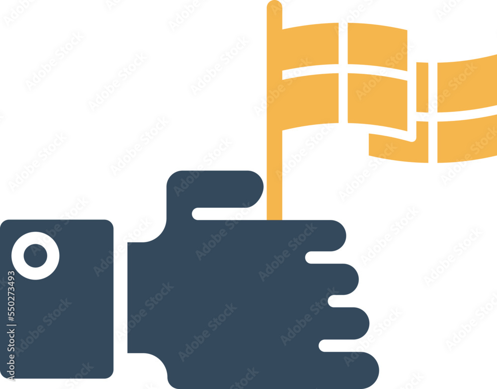 Achievement flag Vector Icon
Achievement flag Vector Icon