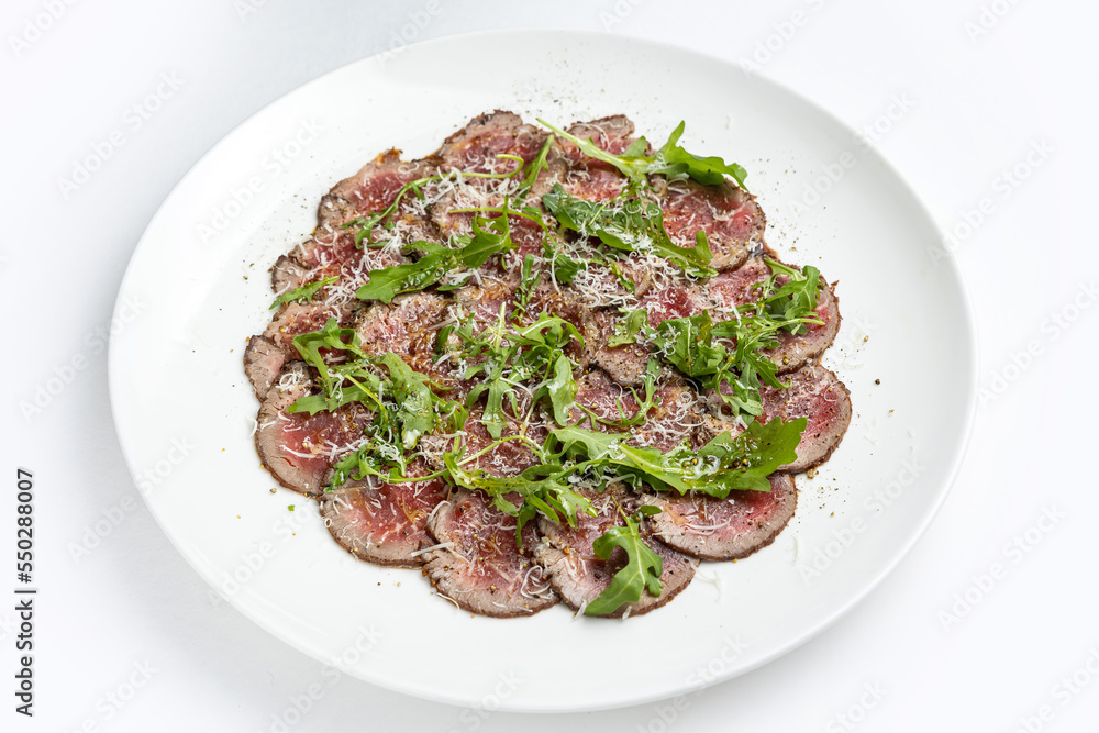 delicious carpaccio in the restaurant
delicious carpaccio in the restaurant