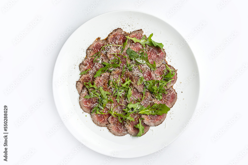 delicious carpaccio in the restaurant
delicious carpaccio in the restaurant