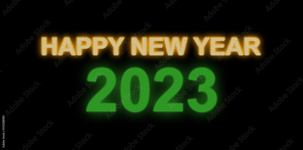 happy new year 2023 neon sign happy new year 2023 neon sign