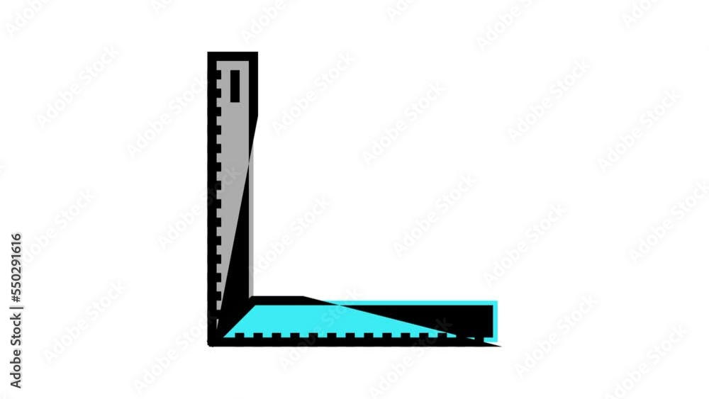 ruler tool repair color icon animation ruler tool repair color icon animation