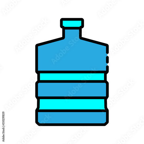 gallons of mineral water vector