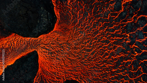Slika na platnu Meradalir - Fagradalsfjall Eruption 2022 #03