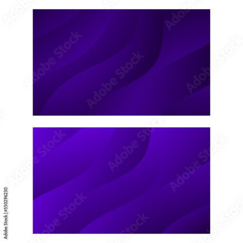 Set of Modern abstract wavy background for presentations, banners, posters, etc