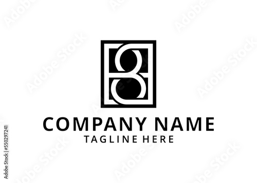 initial  BB logo letter design template vector