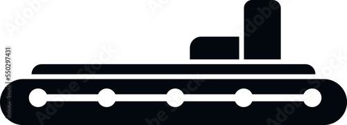 Coast rescue boat icon simple vector. Sea flood. Guard raft