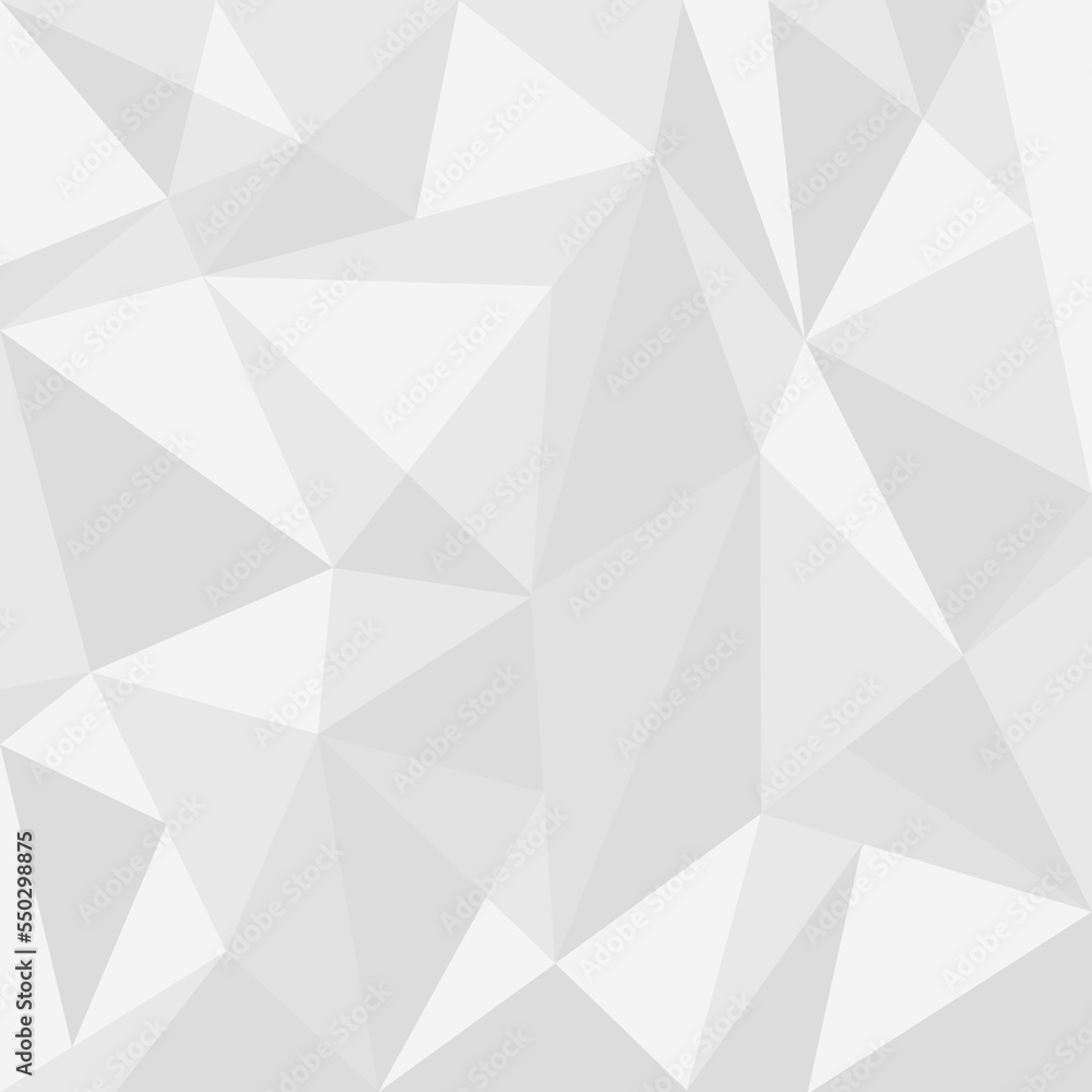 Obraz premium Gray square low polygonal textured background