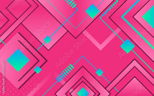 Modern colorful geometric shape background