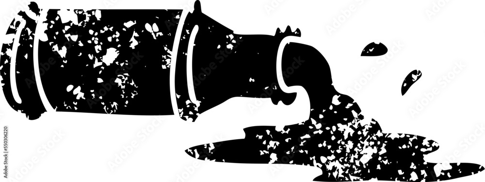 black and white cartoon spilled beer Stock Vector | Adobe Stock