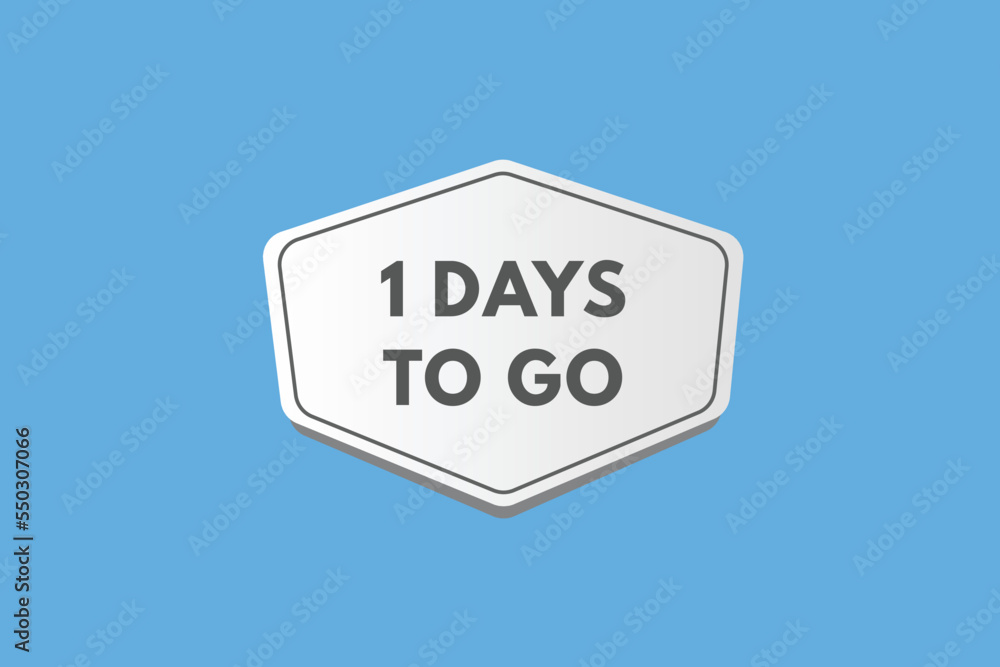 1 days to go countdown template. one day Countdown left days banner design
1 days to go countdown template. one day Countdown left days banner design
