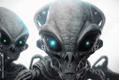 Humanoid alien, 3d illustration