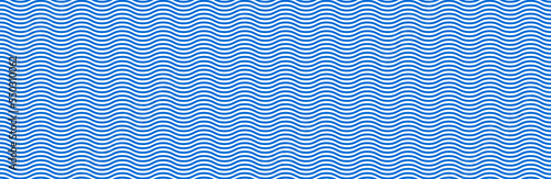 Curved wave lines pattern on white background. Wave striped lines pattern for backdrop and wallpaper template. Simple curved lines with repeat stripes texture. Striped background, vector