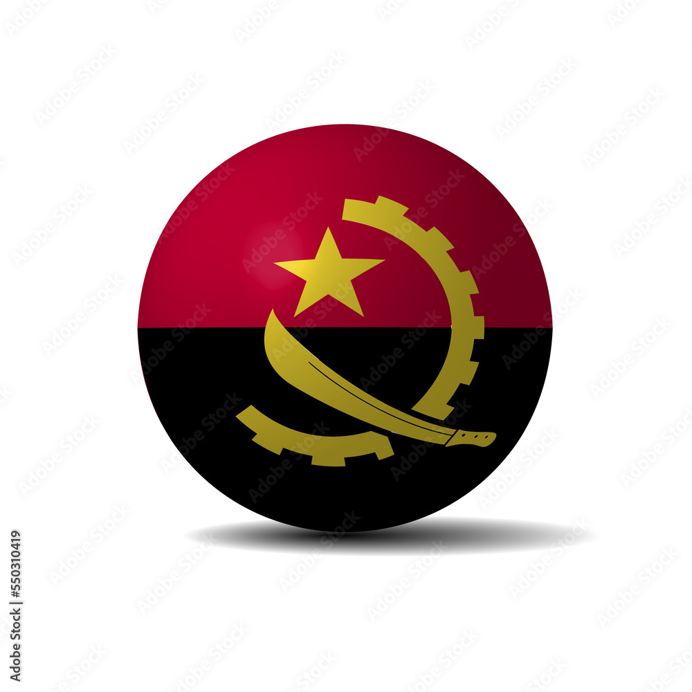 Fototapeta premium different countries flags in beautiful ball shape or design