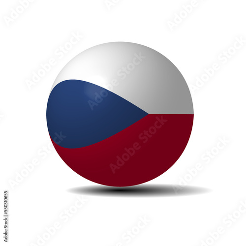 different countries flags in beautiful ball shape or design