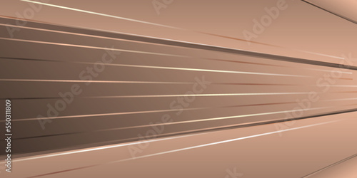 Abstract luxury elegant geometric diagonal overlay layer on brown background with golden lines. You can use for template  business presentation