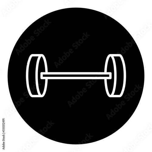  barbell icon