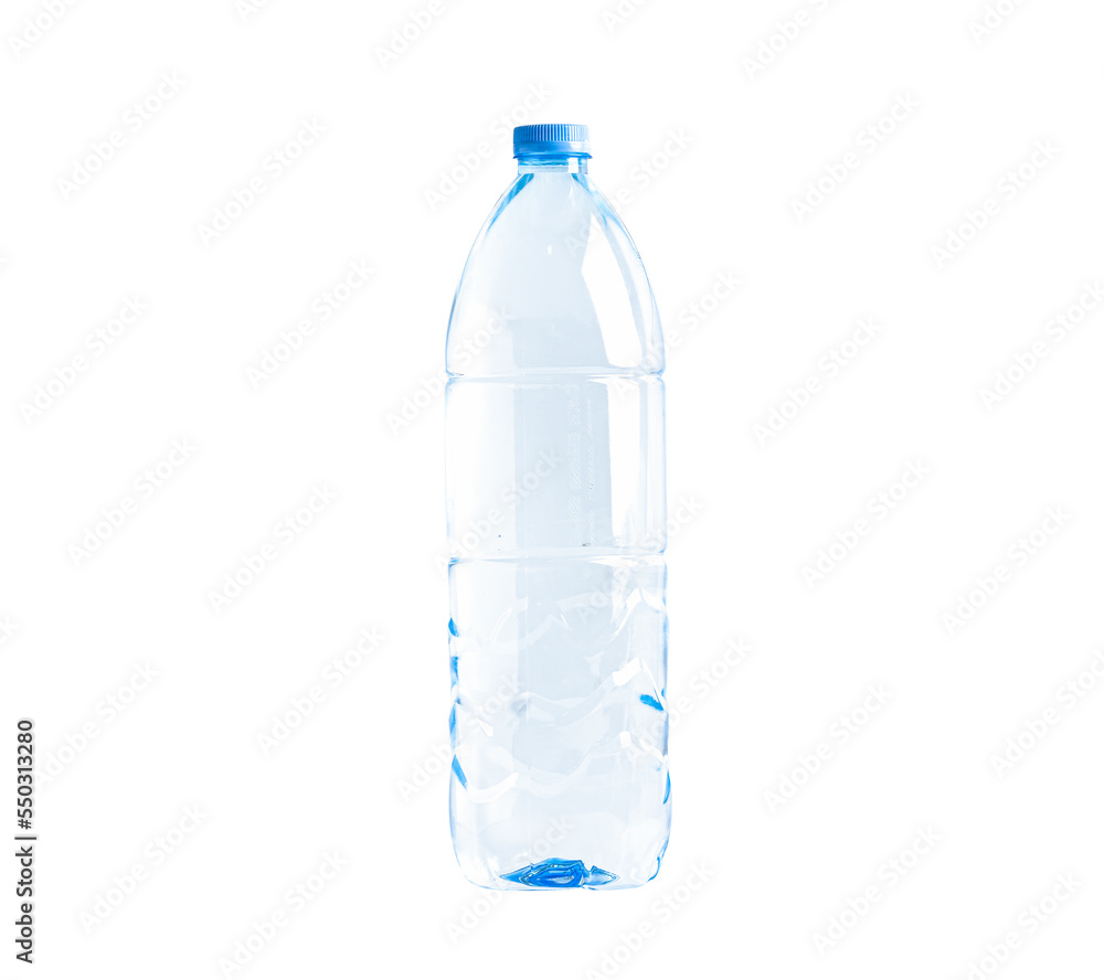Plastic water bottle isolated on white background with clipping path. Plastic water bottle isolated on white background with clipping path.