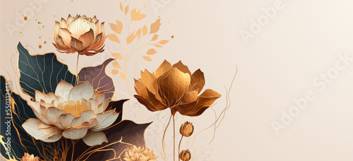 Spring floral in watercolor. Branches, leaf, decoration isolated on white background. Beautiful print for your decor and design vector illustration
