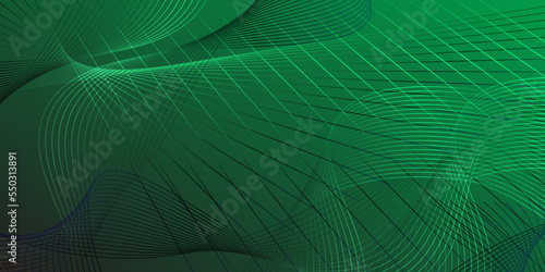 Abstract green geometric diagonal overlay layer background. polygonal background with green colour