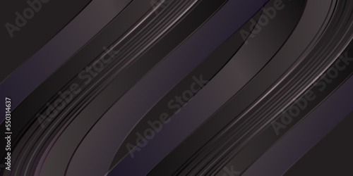 Black Background. Black abstract background geometry shine and layer element vector for presentation design