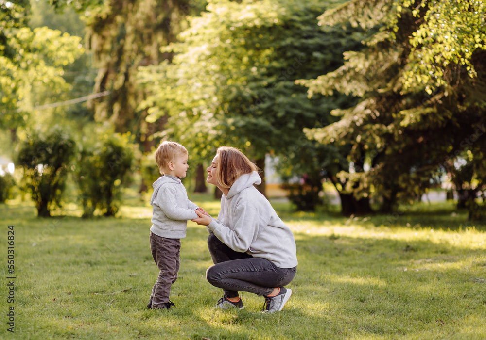 mother and son have activities together on holidays mother and son have activities together on holidays