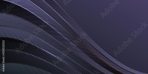 Dark Purple Abstract Technology background. Deep purple geometry background. Modern Background Illustration