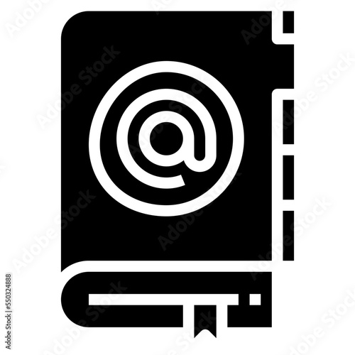 Book glyph icon