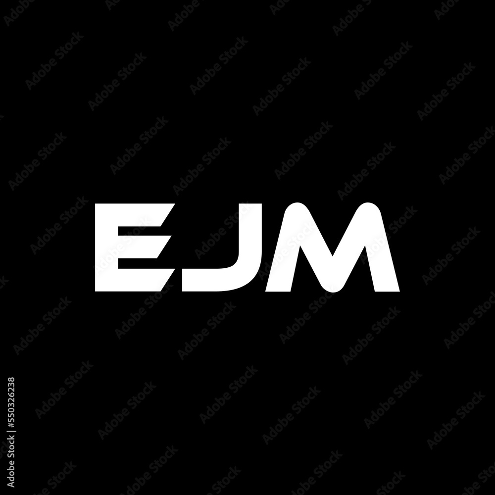 EJM letter logo design with black background in illustrator, vector logo modern alphabet font overlap style. calligraphy designs for logo, Poster, Invitation, etc. EJM letter logo design with black background in illustrator, vector logo modern alphabet font overlap style. calligraphy designs for logo, Poster, Invitation, etc.