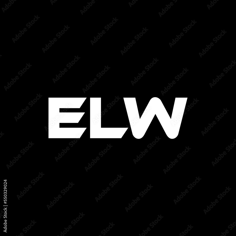 ELW letter logo design with black background in illustrator, vector logo modern alphabet font overlap style. calligraphy designs for logo, Poster, Invitation, etc. ELW letter logo design with black background in illustrator, vector logo modern alphabet font overlap style. calligraphy designs for logo, Poster, Invitation, etc.