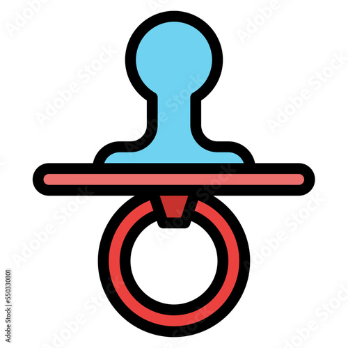 dummy teat baby silicone nipple childhood icon