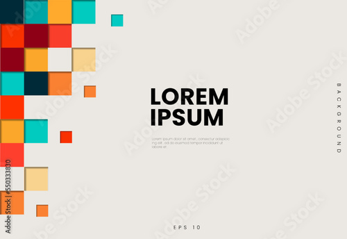 Vector of modern abstract triangular geometric background