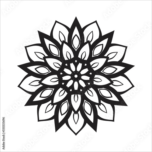 Fototapeta Naklejka Na Ścianę i Meble -  Mandala Design Decorative Pattern Decoration Snowflake