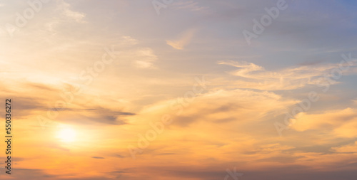 sunset sky with clouds © Nature Peaceful 