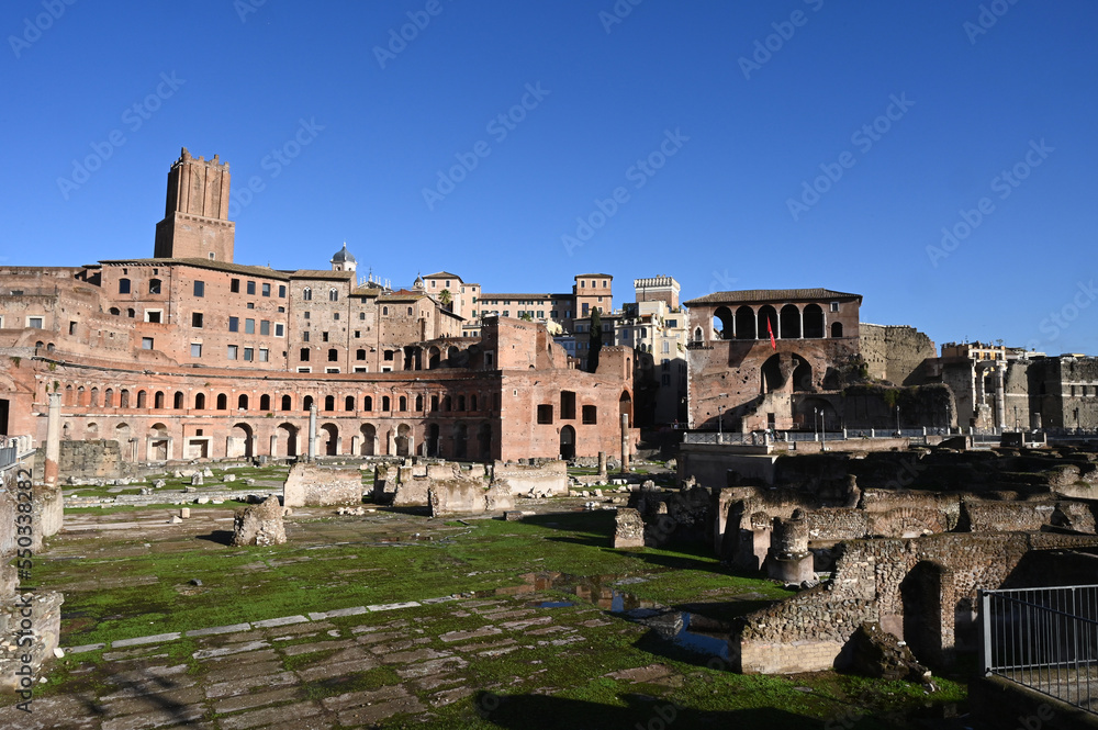 Ruines du forum Trajan de Rome