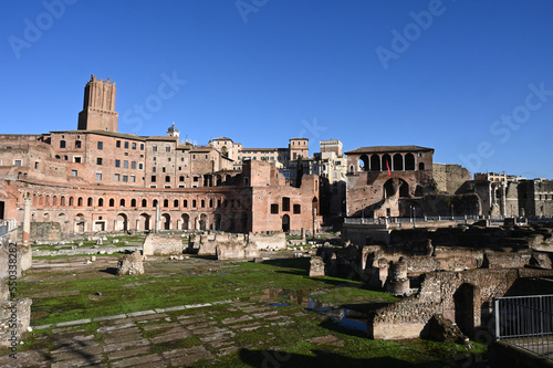 Ruines du forum Trajan de Rome
