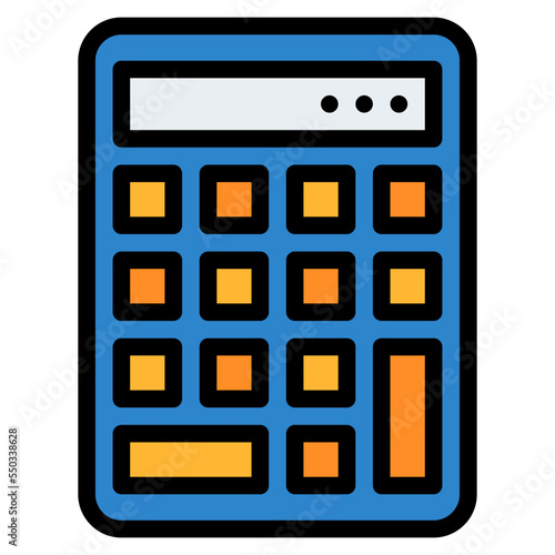 calculator math education knowledge icon