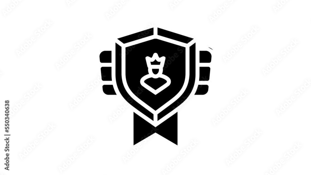 icon game award success achievement line icon animation icon game award success achievement line icon animation