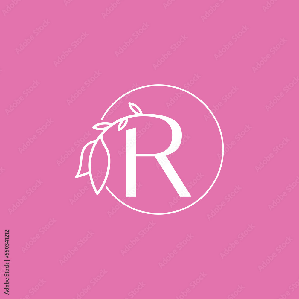 BEAUTY STUDIO LOGO LETTER R BEAUTY STUDIO LOGO LETTER R