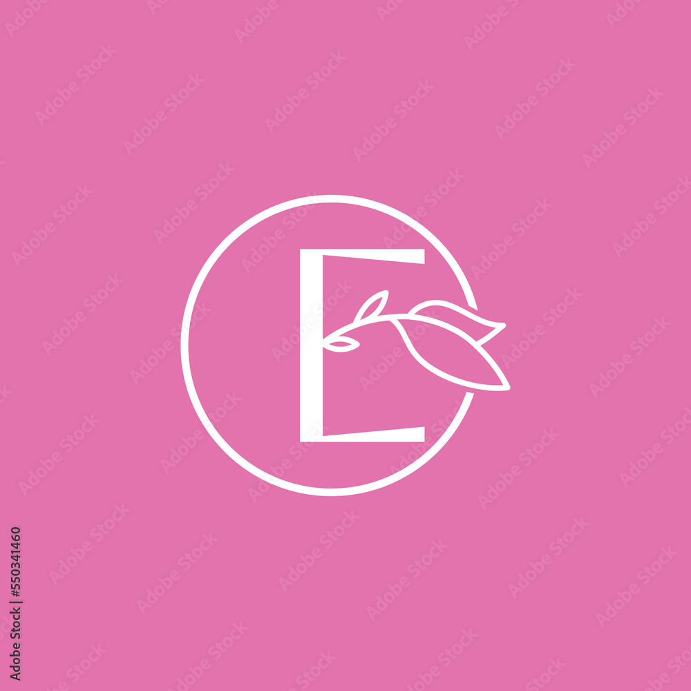 BEAUTY STUDIO LOGO LETTER E BEAUTY STUDIO LOGO LETTER E
