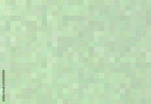 Abstract green mint light background with squares, mosaic, geometric pattern.