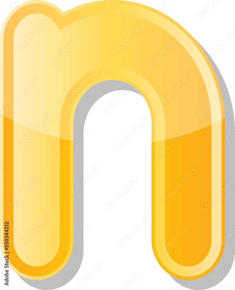colorful paper small alphabet letter n colorful paper small alphabet letter n
