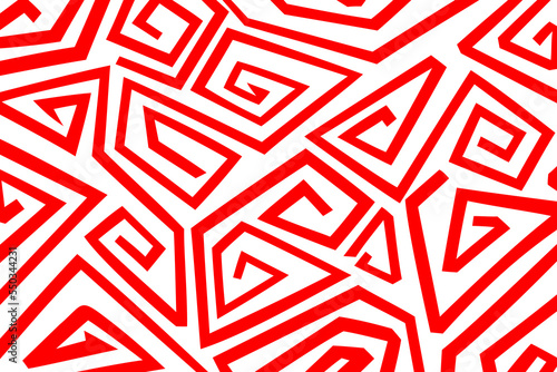 Abstract patterns of ethnic theme lines for backgrounds